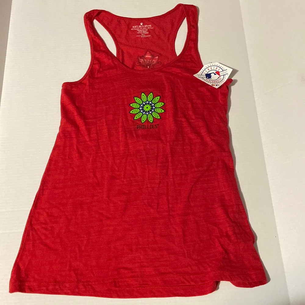 MLB Licensed Phillies/Clearwater tank top NWT